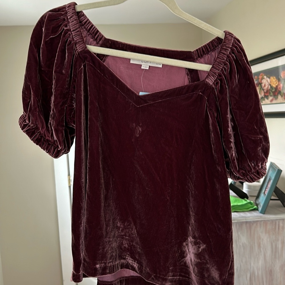 Velour top